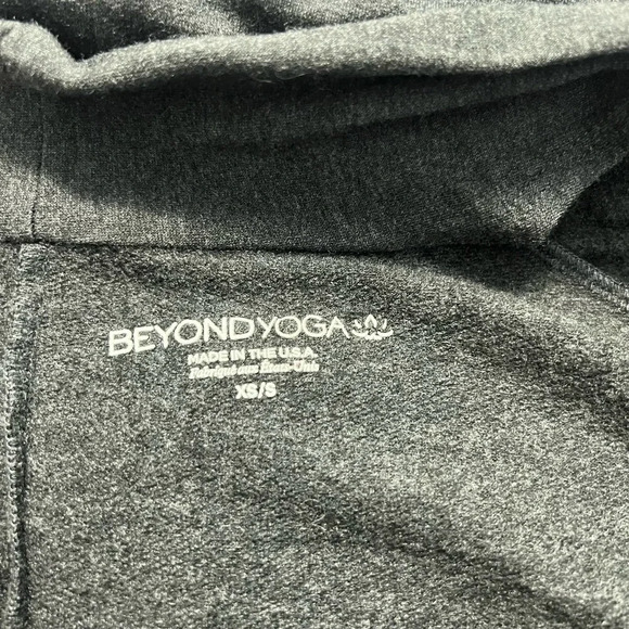 Beyond Yoga Gray Modal Dolman Sleeve Fleece‎ Cardigan Size US XS/S - Picture 9 of 11